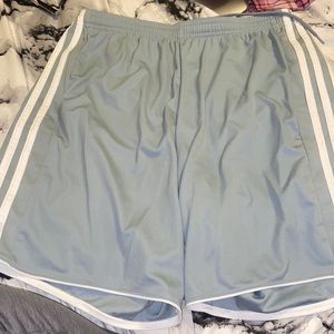 adidas gray running shorts